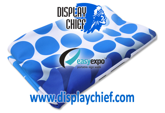 Fabric used for pop up display
